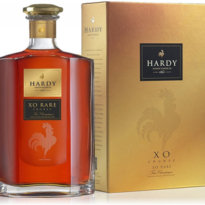 Koňak Hardy X.O. Rare Decanter GB 40% 0,7l
