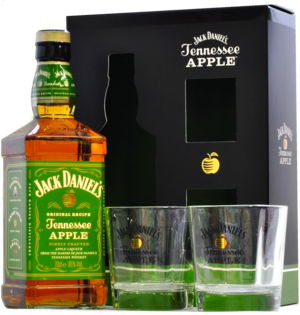 Jack Daniel´s APPLE + 2 poháre 35% 0.7L