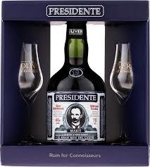 Presidente Marti 19YO + 2 Poháre 40% 0,7L