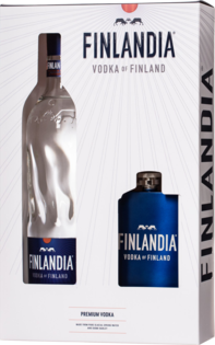 Finlandia + ploskačka 40% 0,7L