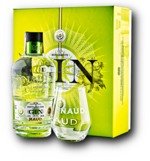 NAUD Gin + 1 Pohár 44% 0,7L