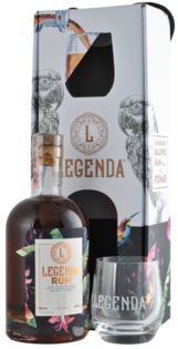 Legenda Rum + 1 Pohár 38% 0,7L