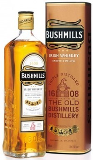 Whisky Bushmills v plechovej krabičke 40% 0,7l