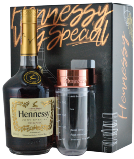 Hennessy VS + Shaker 40% 0,7L
