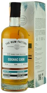 The Rum Factory Double Cask Collection Cognac Cask 45% 0,7L