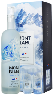 Mont Blanc + 2 poháriky 40% 0,7L