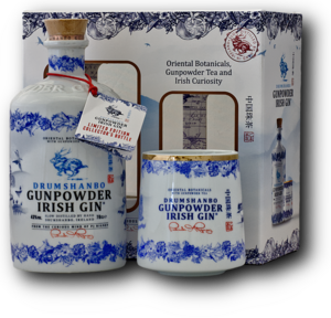 Drumshanbo Gunpowder Irish Gin + 1 Keramický Pohár 43% 0,7L