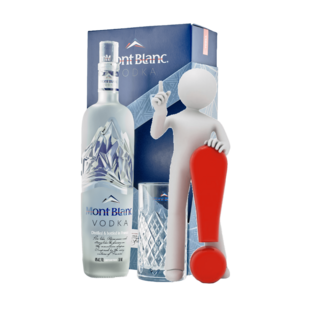 Mont Blanc + 1 Pohár 40% 0,7L
