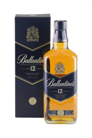 Whisky Ballantines 12 YO + GB 40% 0,7l