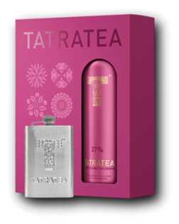 Tatratea Hibiscus & Red Tea + Ploskačka 37% 0,7L