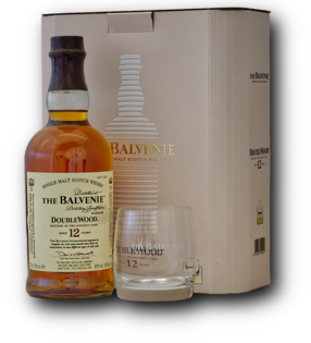 The Balvenie 12YO Doublewood + 1 Pohár 40% 0,7L