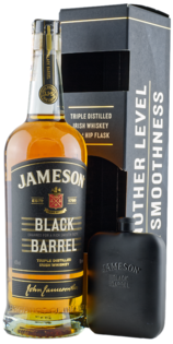 Jameson Black Barrel + Ploskačka 40% 0,7L