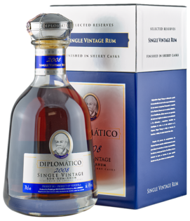 Diplomático Single Vintage 2008 43% 0,7L